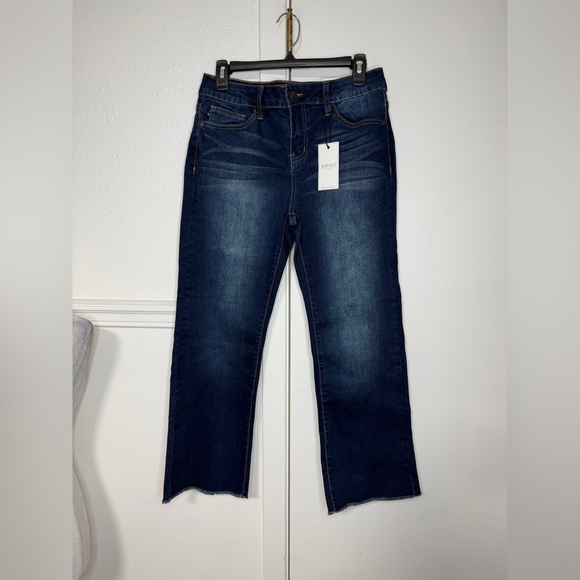 Judy Blue Denim - Judy Blue Dark Indigo crop fit flare style Jeans size 30 new with tag